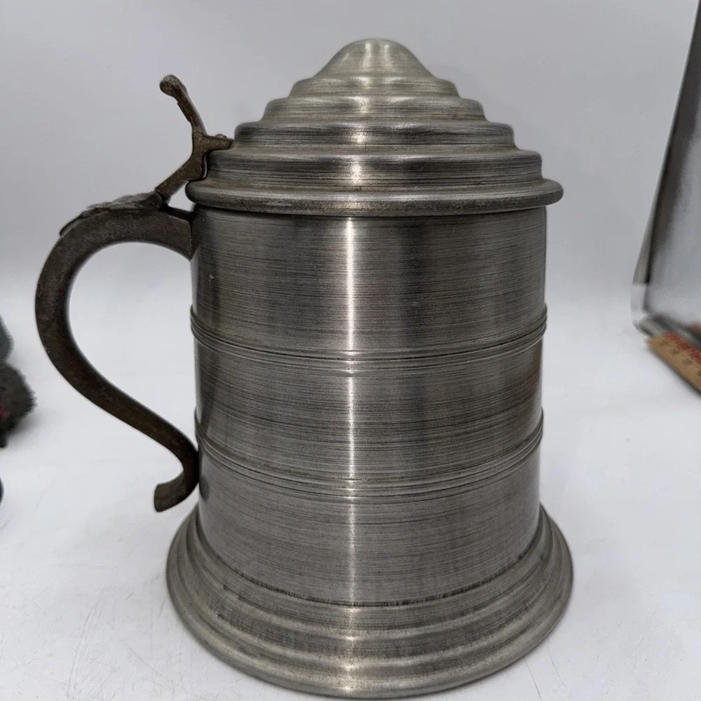 Vintage Ice Bucket Tankard Style W/Lid 11
